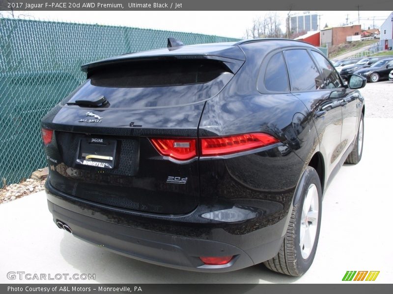 Ultimate Black / Jet 2017 Jaguar F-PACE 20d AWD Premium