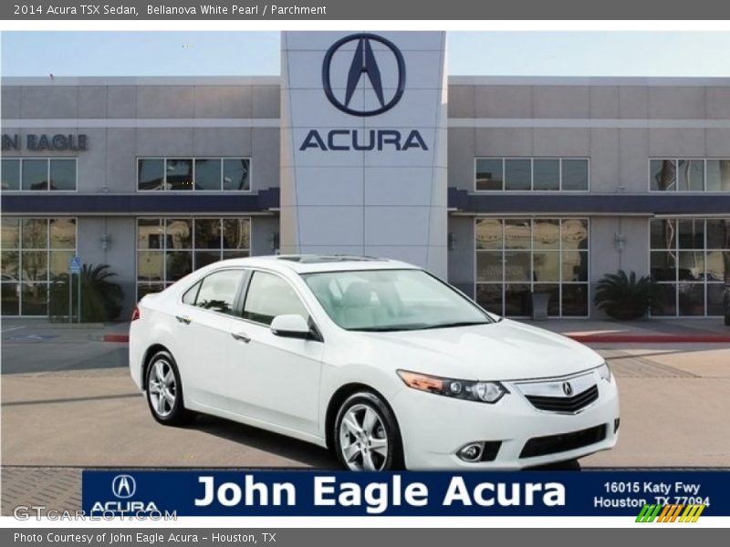 Bellanova White Pearl / Parchment 2014 Acura TSX Sedan