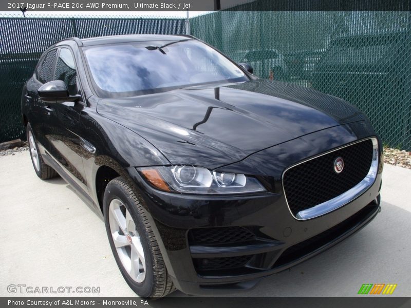 Ultimate Black / Jet 2017 Jaguar F-PACE 20d AWD Premium