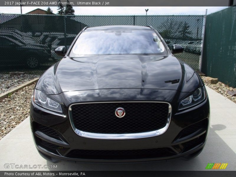 Ultimate Black / Jet 2017 Jaguar F-PACE 20d AWD Premium