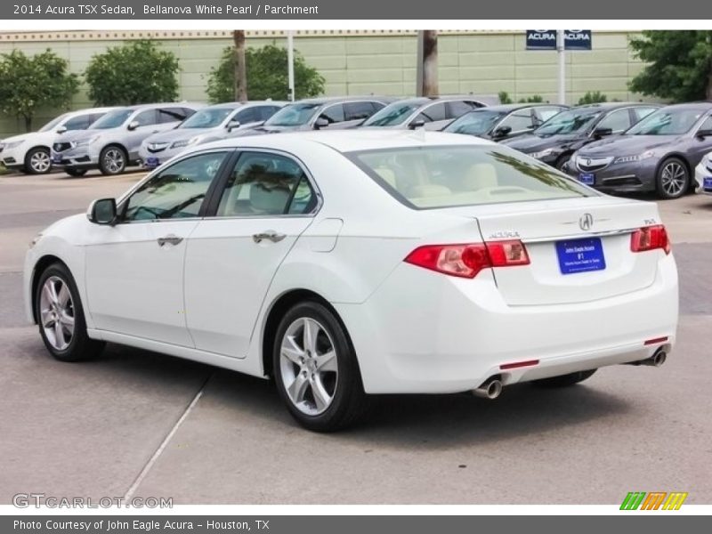 Bellanova White Pearl / Parchment 2014 Acura TSX Sedan