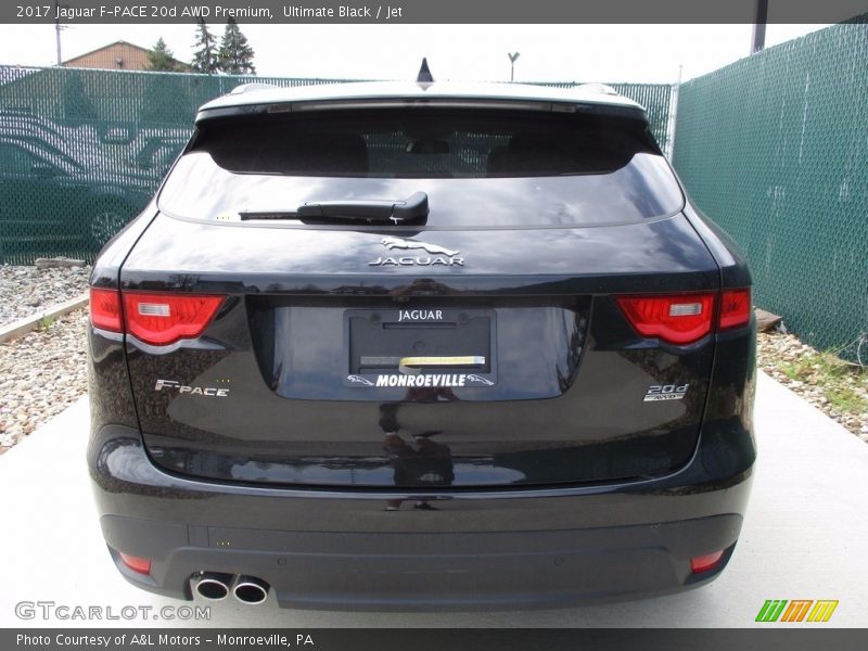 Ultimate Black / Jet 2017 Jaguar F-PACE 20d AWD Premium