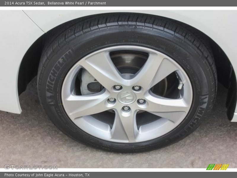 Bellanova White Pearl / Parchment 2014 Acura TSX Sedan