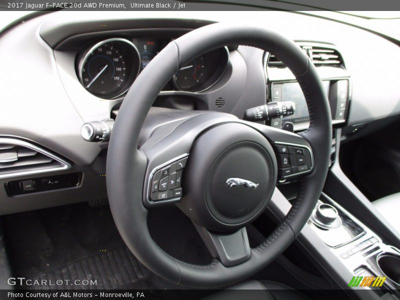 Ultimate Black / Jet 2017 Jaguar F-PACE 20d AWD Premium