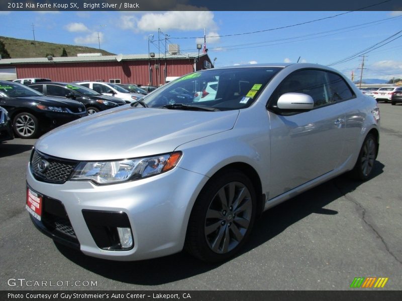 Bright Silver / Black 2012 Kia Forte Koup SX