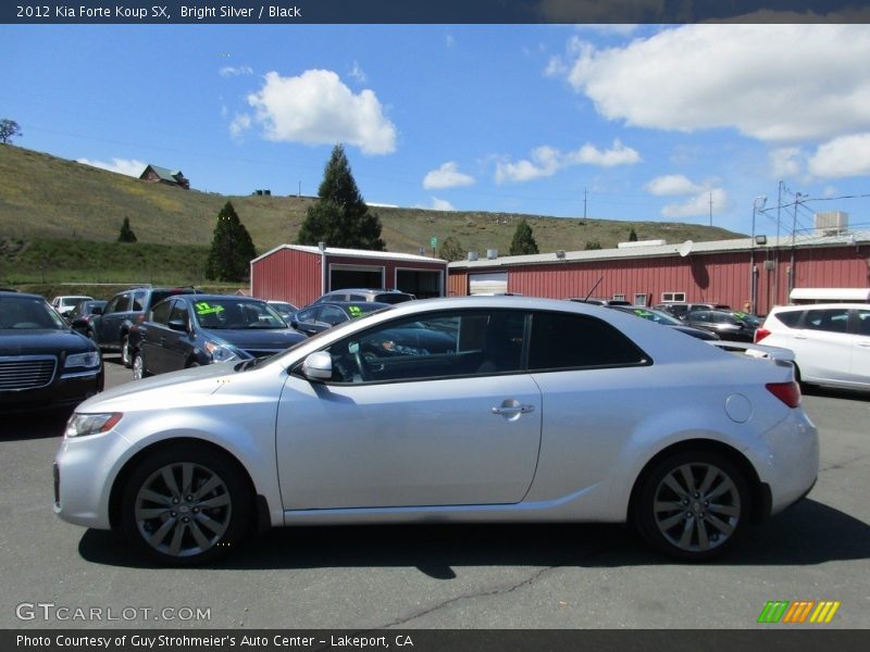 Bright Silver / Black 2012 Kia Forte Koup SX