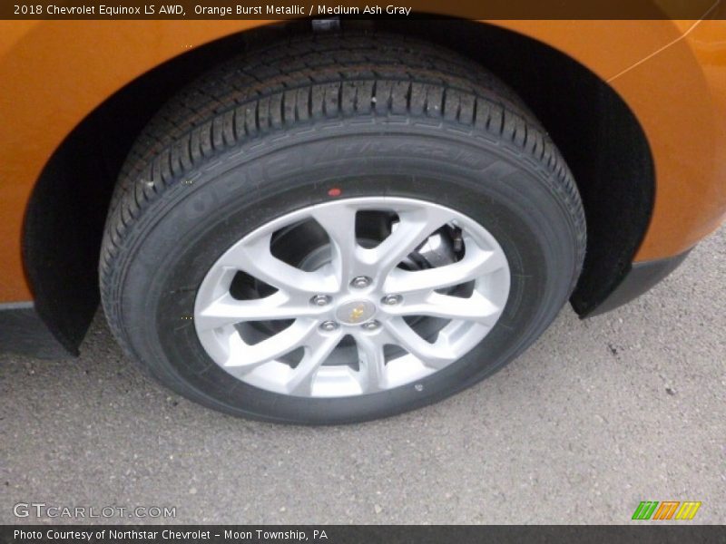 Orange Burst Metallic / Medium Ash Gray 2018 Chevrolet Equinox LS AWD