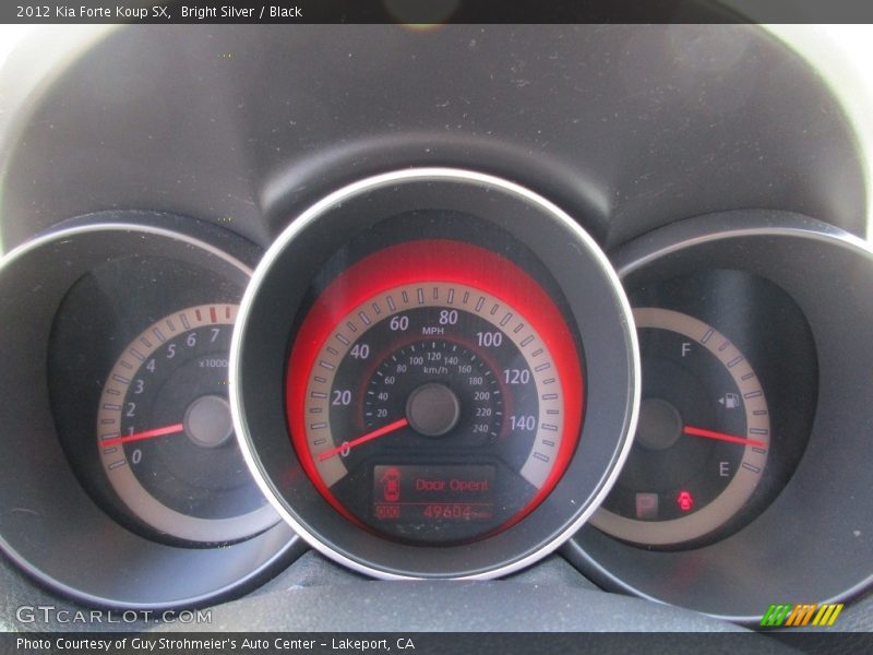 Bright Silver / Black 2012 Kia Forte Koup SX