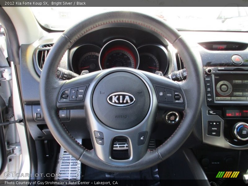 Bright Silver / Black 2012 Kia Forte Koup SX