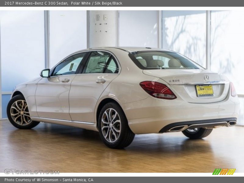 Polar White / Silk Beige/Black 2017 Mercedes-Benz C 300 Sedan