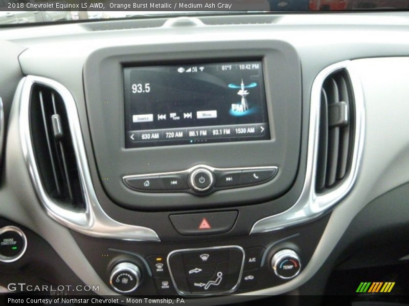Orange Burst Metallic / Medium Ash Gray 2018 Chevrolet Equinox LS AWD