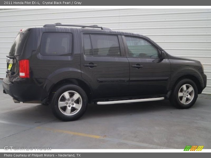 Crystal Black Pearl / Gray 2011 Honda Pilot EX-L