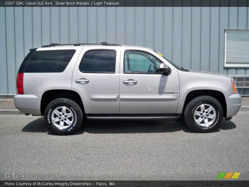 Silver Birch Metallic / Light Titanium 2007 GMC Yukon SLE 4x4