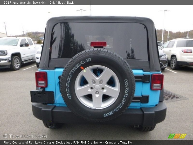 Chief Blue / Black 2017 Jeep Wrangler Sport 4x4