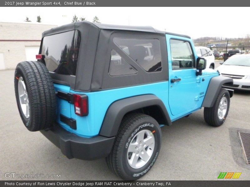 Chief Blue / Black 2017 Jeep Wrangler Sport 4x4