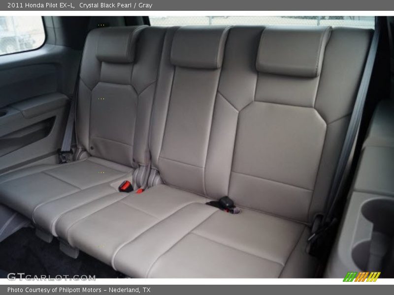 Crystal Black Pearl / Gray 2011 Honda Pilot EX-L