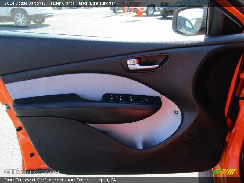 Header Orange / Black/Light Tungsten 2014 Dodge Dart SXT