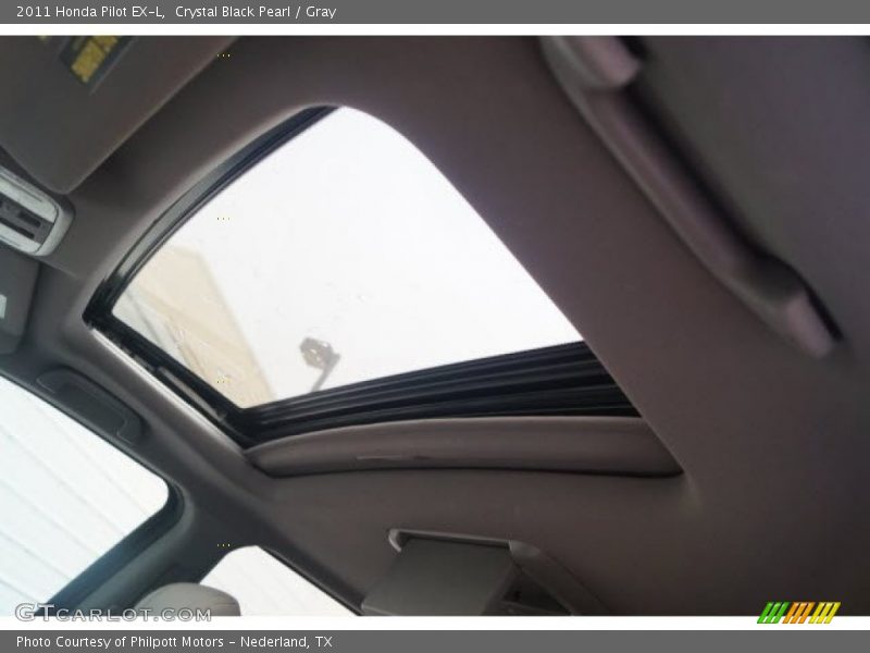 Crystal Black Pearl / Gray 2011 Honda Pilot EX-L