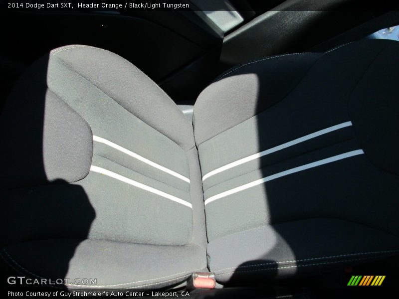 Header Orange / Black/Light Tungsten 2014 Dodge Dart SXT