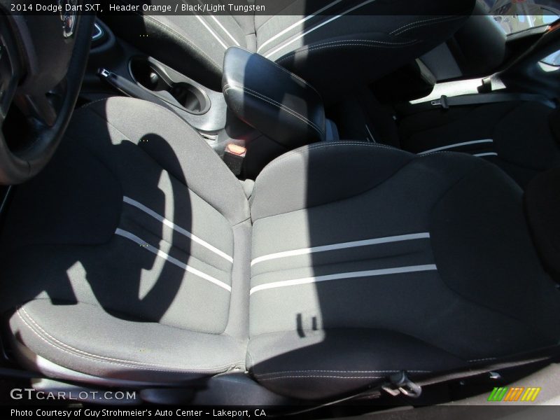 Header Orange / Black/Light Tungsten 2014 Dodge Dart SXT