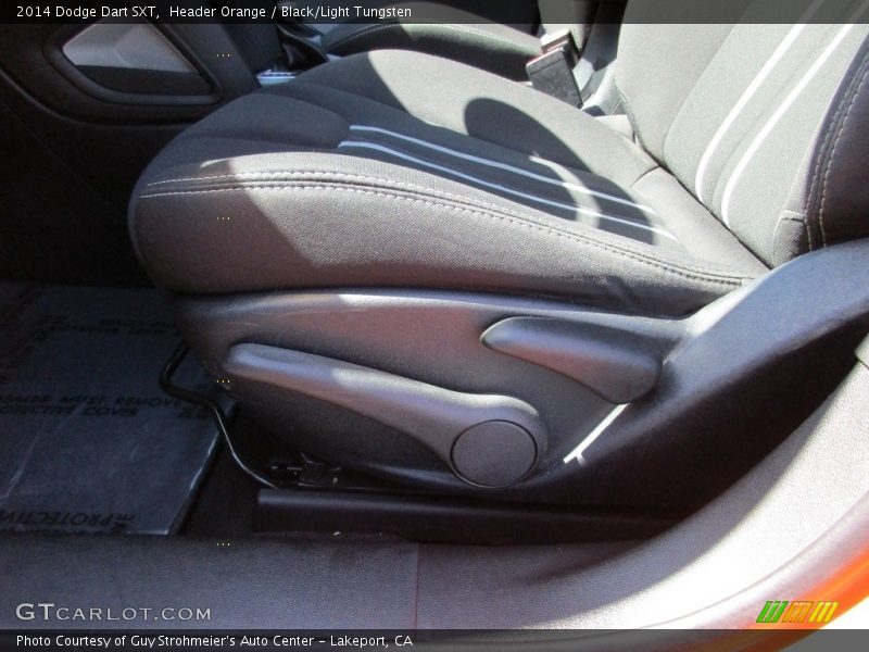 Header Orange / Black/Light Tungsten 2014 Dodge Dart SXT