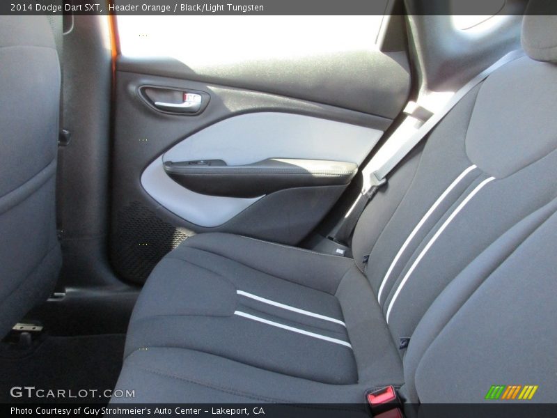 Header Orange / Black/Light Tungsten 2014 Dodge Dart SXT