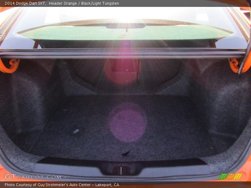Header Orange / Black/Light Tungsten 2014 Dodge Dart SXT