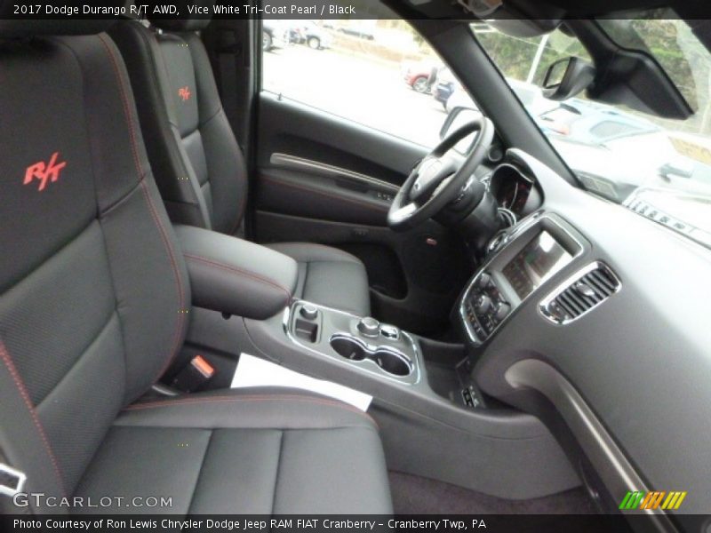 Vice White Tri-Coat Pearl / Black 2017 Dodge Durango R/T AWD