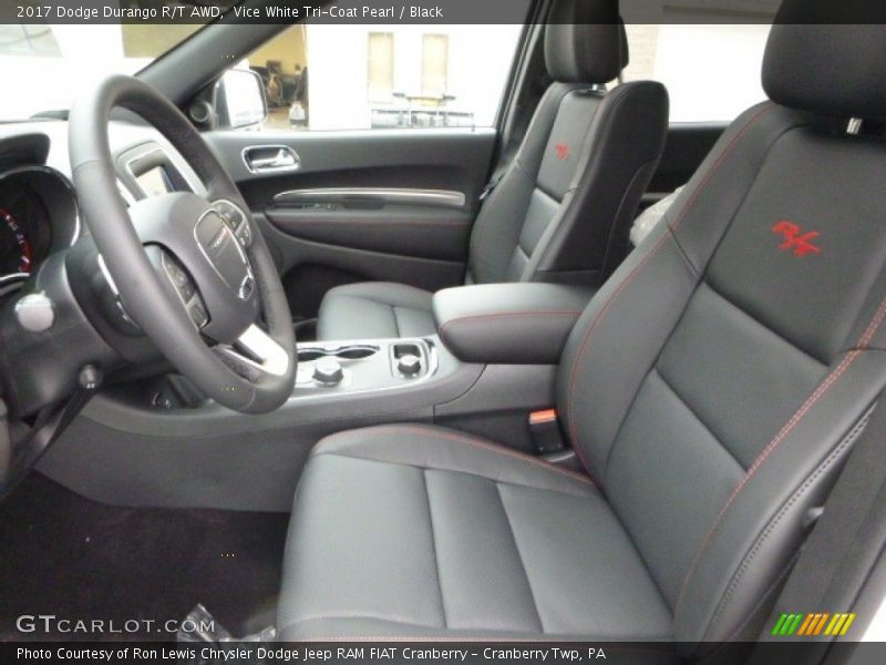 Vice White Tri-Coat Pearl / Black 2017 Dodge Durango R/T AWD