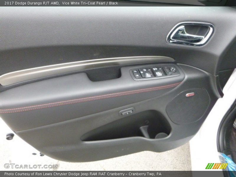 Vice White Tri-Coat Pearl / Black 2017 Dodge Durango R/T AWD