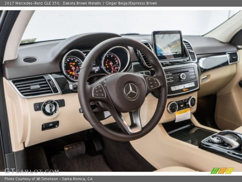 Dakota Brown Metallic / Ginger Beige/Espresso Brown 2017 Mercedes-Benz GLE 350