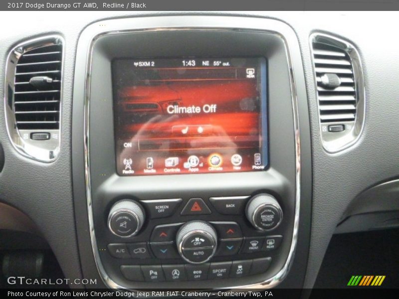 Redline / Black 2017 Dodge Durango GT AWD