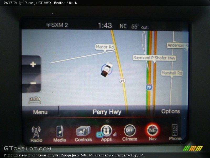 Redline / Black 2017 Dodge Durango GT AWD