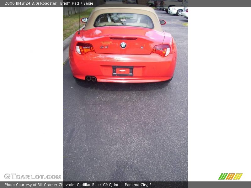 Bright Red / Beige 2006 BMW Z4 3.0i Roadster