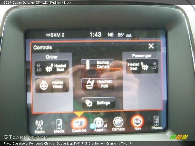 Redline / Black 2017 Dodge Durango GT AWD