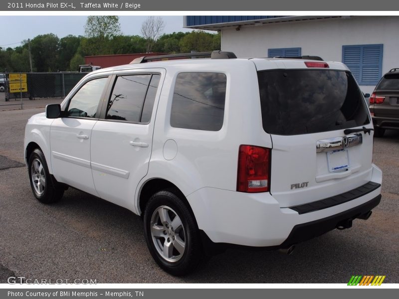 Taffeta White / Beige 2011 Honda Pilot EX-L