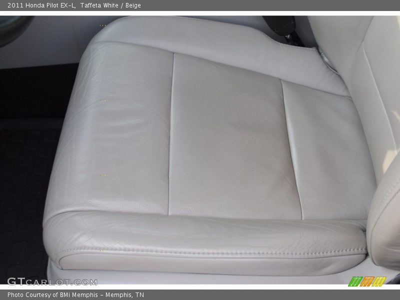 Taffeta White / Beige 2011 Honda Pilot EX-L