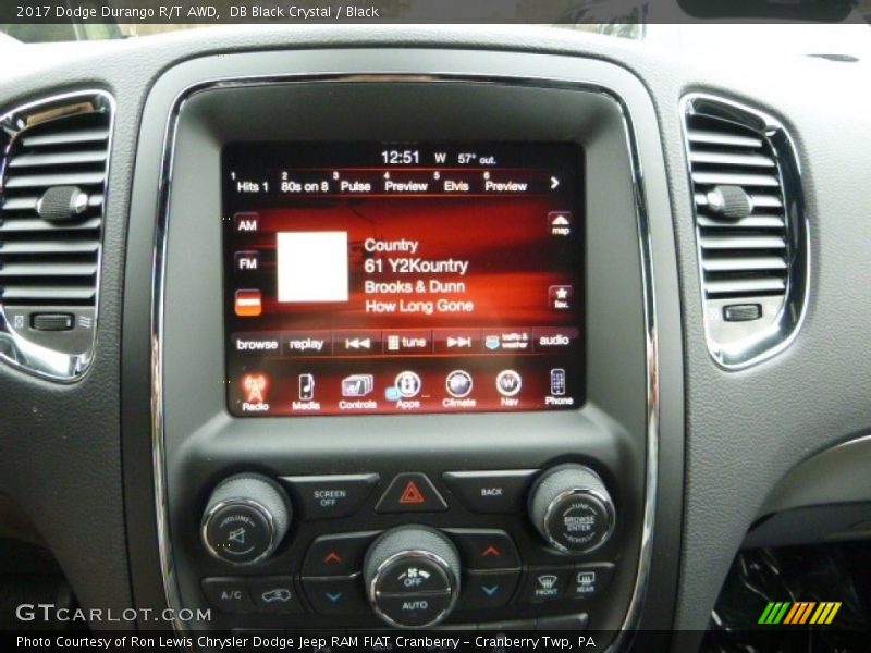 DB Black Crystal / Black 2017 Dodge Durango R/T AWD