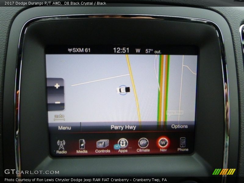 DB Black Crystal / Black 2017 Dodge Durango R/T AWD