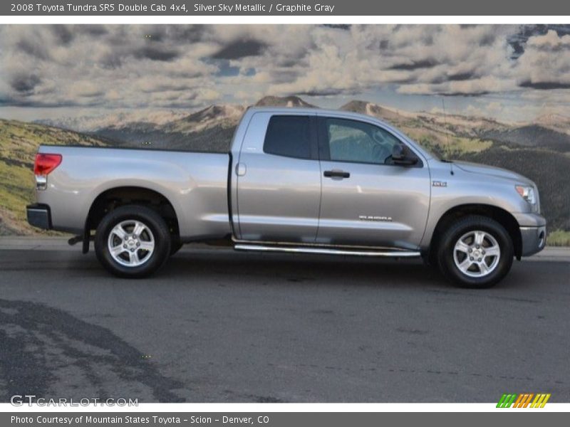 Silver Sky Metallic / Graphite Gray 2008 Toyota Tundra SR5 Double Cab 4x4