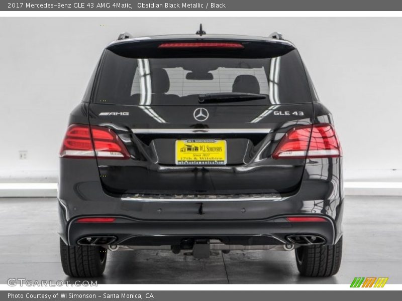 Obsidian Black Metallic / Black 2017 Mercedes-Benz GLE 43 AMG 4Matic