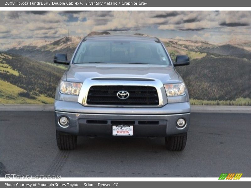 Silver Sky Metallic / Graphite Gray 2008 Toyota Tundra SR5 Double Cab 4x4