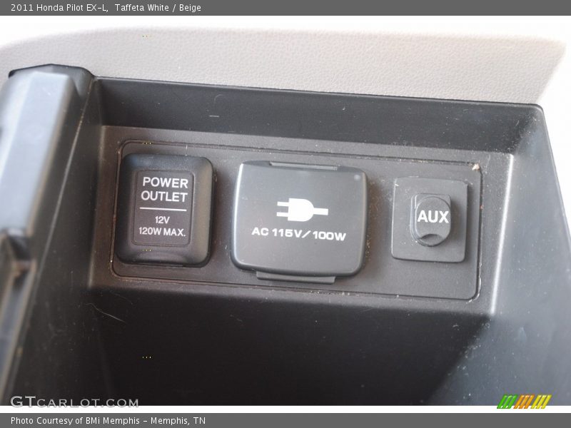 Taffeta White / Beige 2011 Honda Pilot EX-L