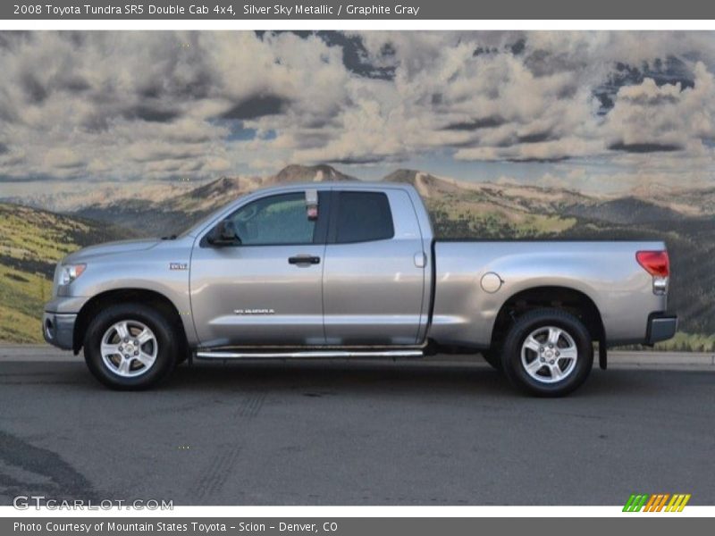 Silver Sky Metallic / Graphite Gray 2008 Toyota Tundra SR5 Double Cab 4x4