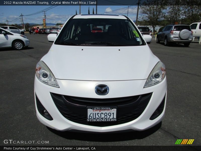 Crystal White Pearl Mica / Sand 2012 Mazda MAZDA5 Touring