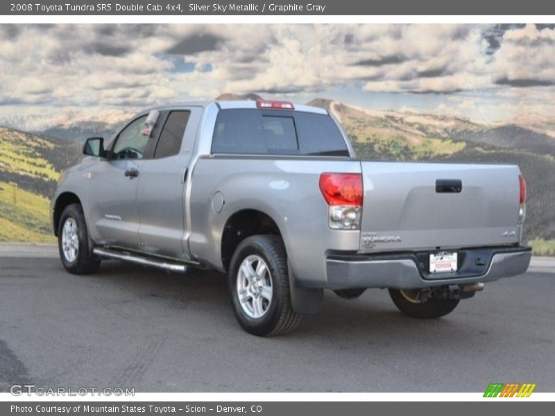 Silver Sky Metallic / Graphite Gray 2008 Toyota Tundra SR5 Double Cab 4x4