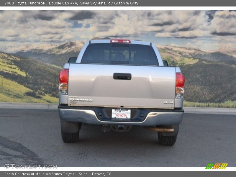 Silver Sky Metallic / Graphite Gray 2008 Toyota Tundra SR5 Double Cab 4x4