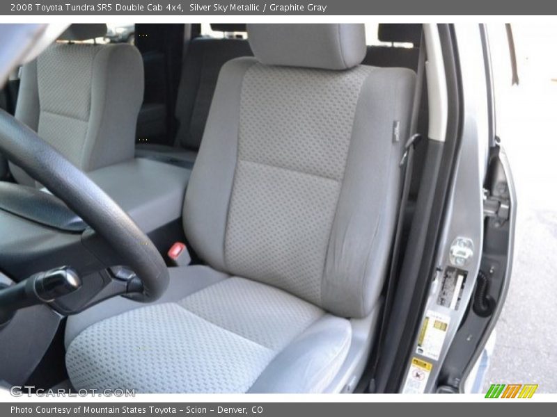 Silver Sky Metallic / Graphite Gray 2008 Toyota Tundra SR5 Double Cab 4x4