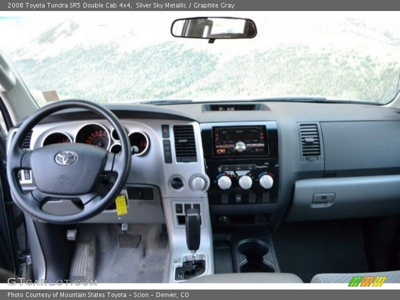 Silver Sky Metallic / Graphite Gray 2008 Toyota Tundra SR5 Double Cab 4x4