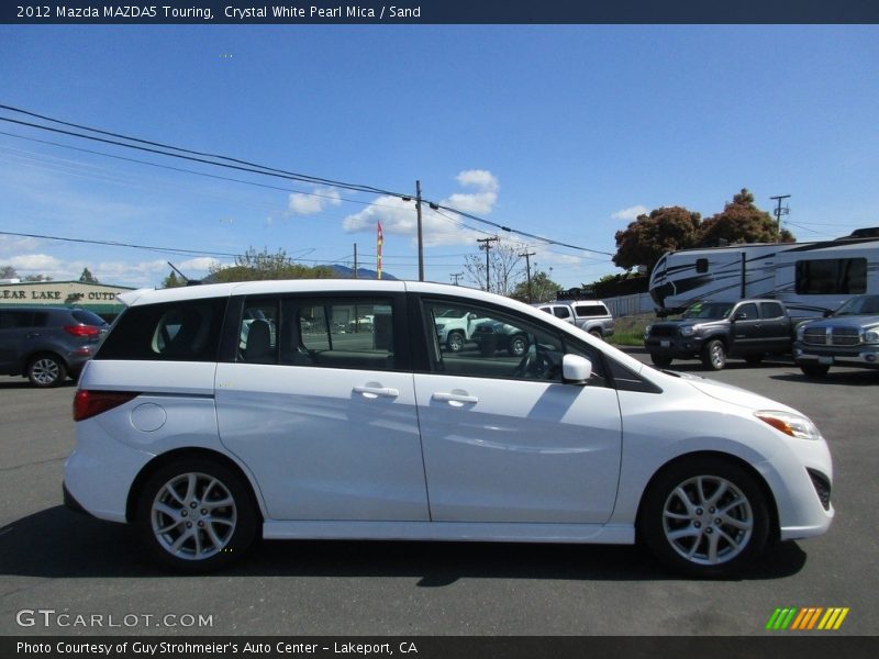 Crystal White Pearl Mica / Sand 2012 Mazda MAZDA5 Touring